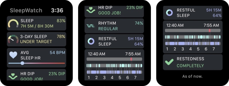 Sleep Watch โดย Bodymatter Apple Watch แอป