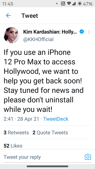 Kim-Kardashian-Hollywood-iPhone-12-Pro-Max-issue-notice