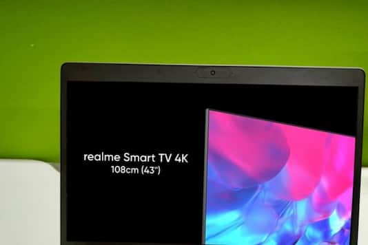 โปสเตอร์ Realme Smart TV 4K ขนาด 43 นิ้วล้อเลียน. (รูปภาพ: Twitter/@ MadhavSheth1)