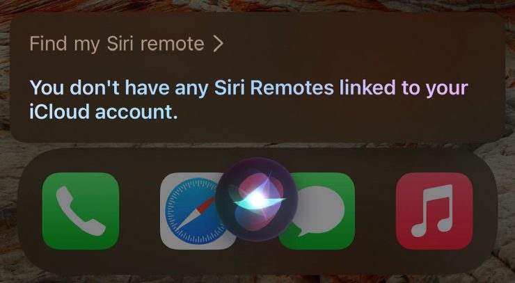 Siri Apple TV Siri Remote Find My Integration title