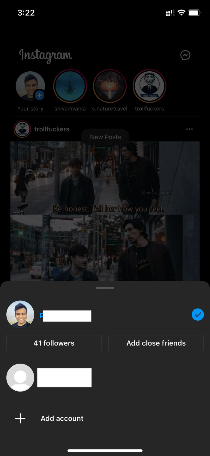 สลับบัญชี