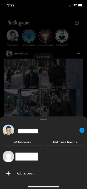 สลับบัญชี