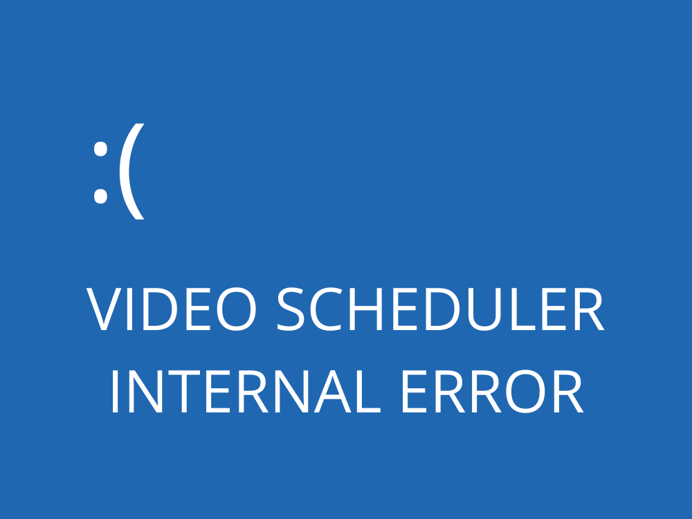 แก้ไข VIDEO SCHEDULER INTERNAL ERROR