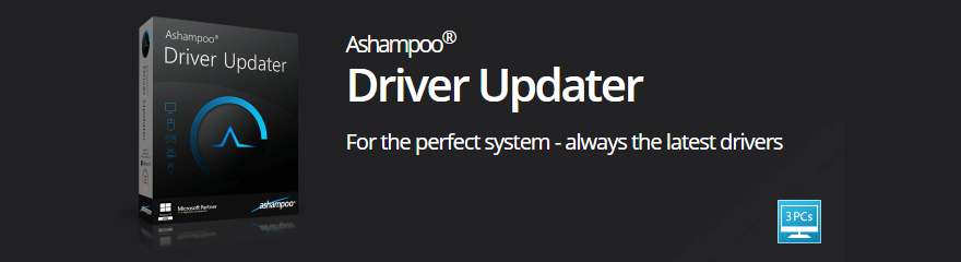 The homepage of Ashampoo Driver Updater