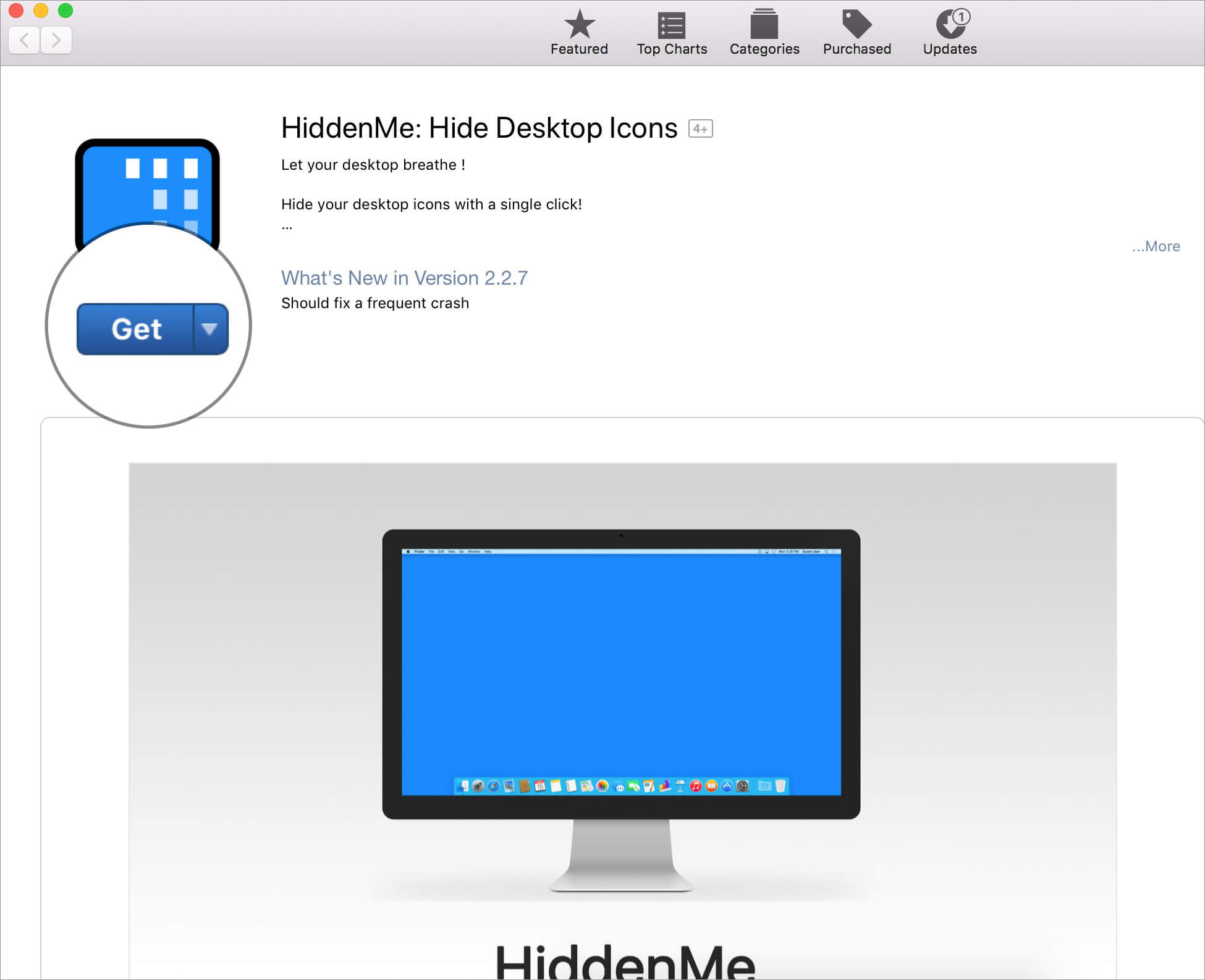 ติดตั้งแอป HiddenMe บน Mac