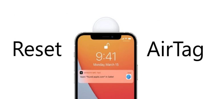 วิธีรีเซ็ต AirTag