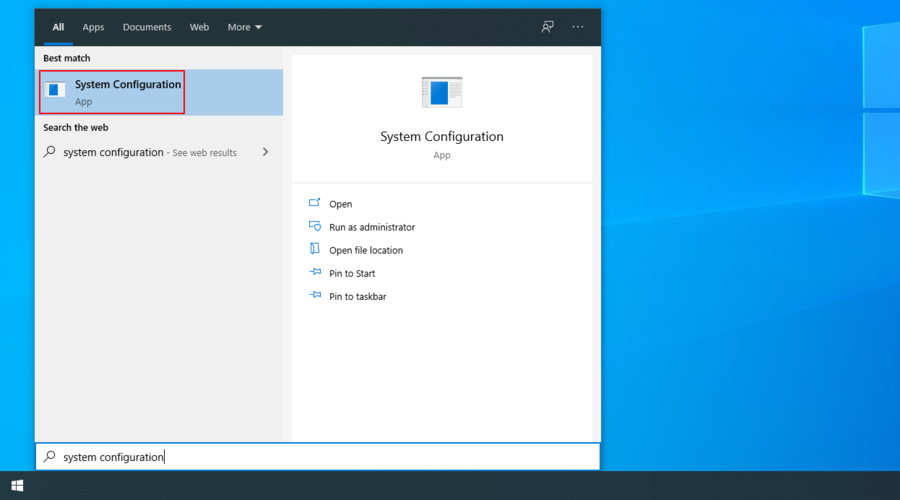 Windows 10 แสดงวิธีเข้าถึงระบบ แอปกำหนดค่าจากเมนูค้นหา