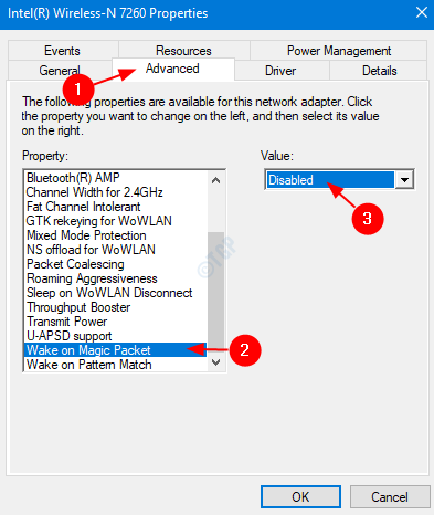 Wake on Magic Packet