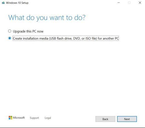 windows 10 without media creation tool