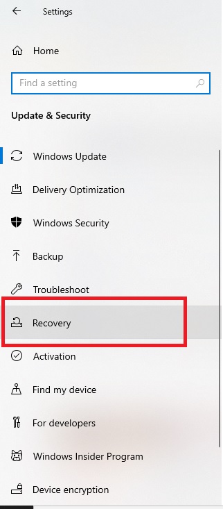 Windows 10 Fast Boot