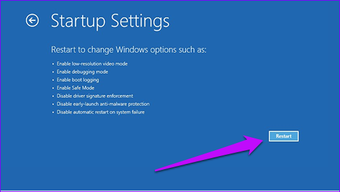 รีสตาร์ทเพื่อเปิดใช้งาน Safe Mode