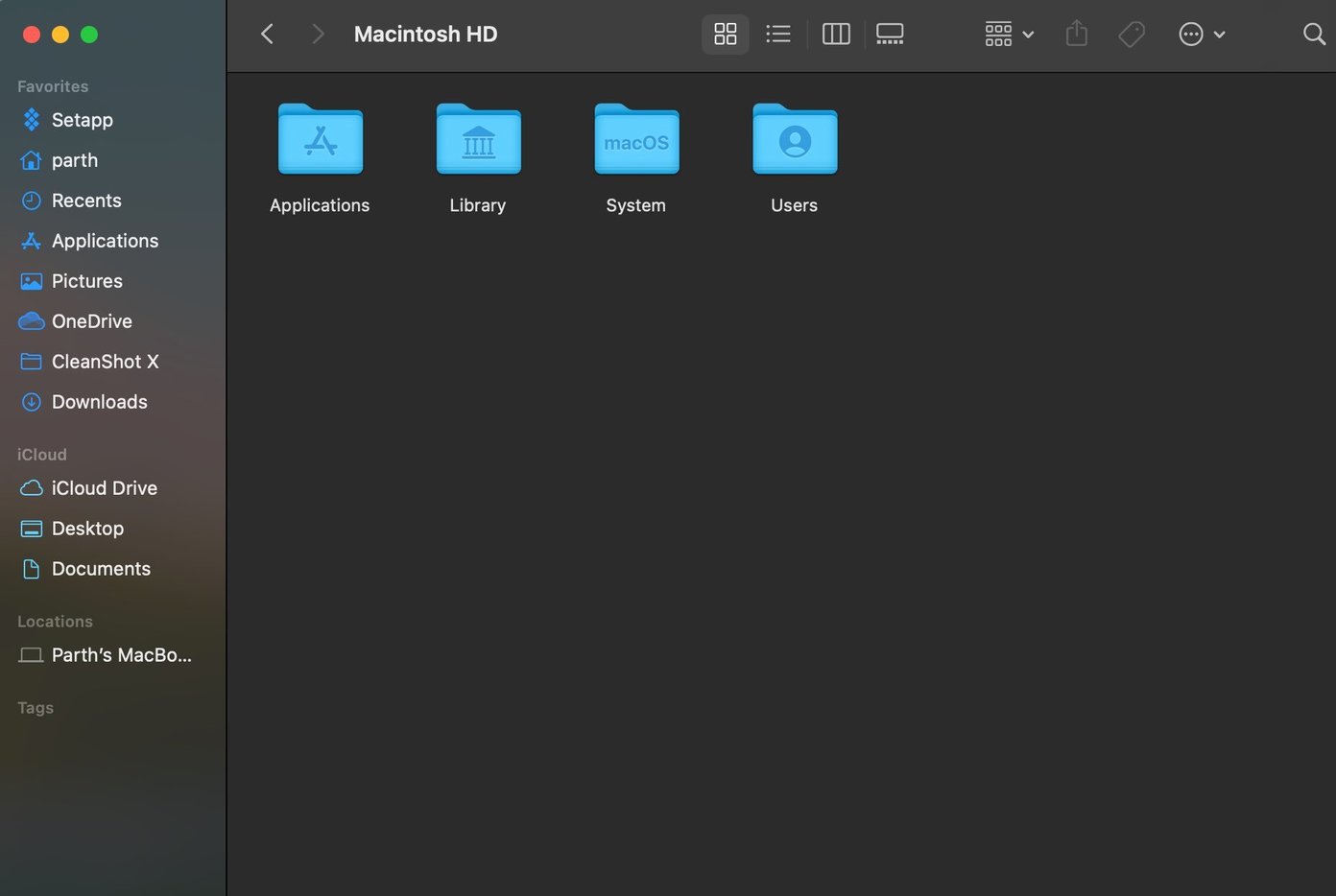 ดูไฟล์ที่ซ่อนอยู่ใน Mactonish HD