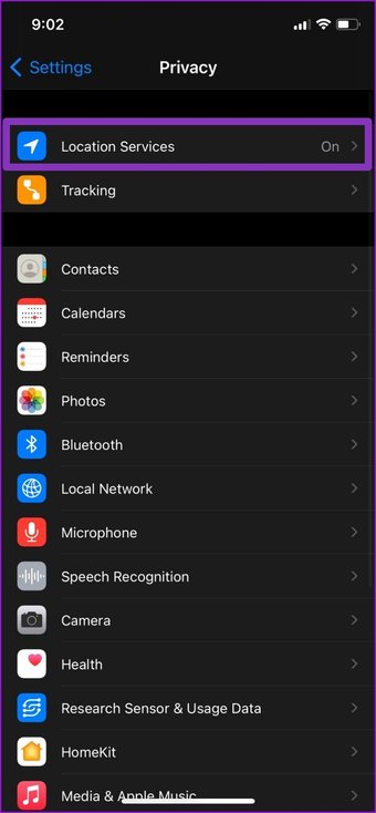 Location Service in i Phone