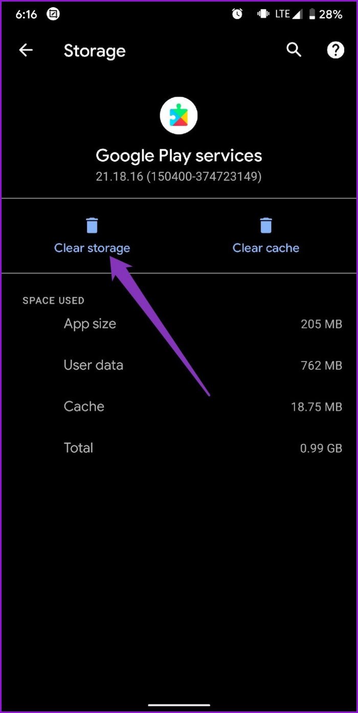 ข้อมูลแอปบริการ Google Play