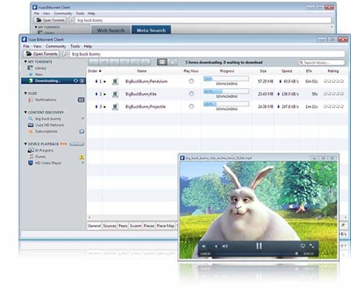 azureus vuze bittorrent