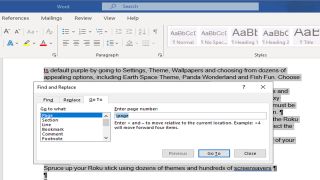 วิธีลบหน้าใน Microsoft Word — ใช้ find and replace