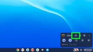 วิธีรีสตาร์ท Chromebook — ปุ่มปิดเครื่อง