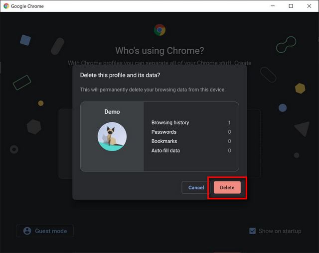 วิธีการลบและยกเลิกการเชื่อมโยงบัญชี Google จาก Chrome