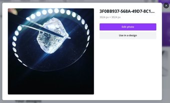 Edit photo in canva