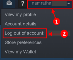 รูปภาพ Steam ล้มเหลวในการอัปเดตการเปลี่ยนแปลงบัญชีขั้นต่ำ