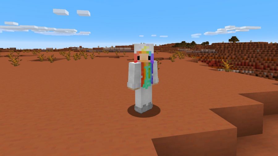 Minecraft skins rainbow hoodie