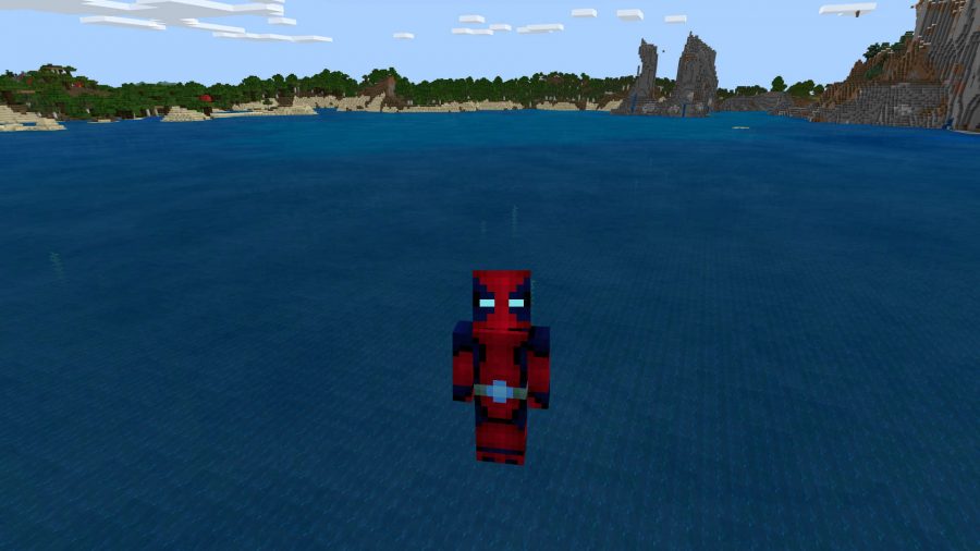 สกิน Deadpool ใน Minecraft