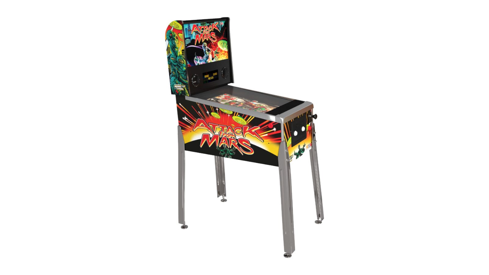 Arcade1Up Attack on Mars Pinball machine