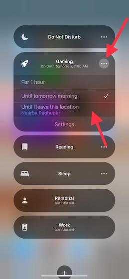 ควบคุมโฟกัสจากศูนย์ควบคุม-โหมดโฟกัสคืออะไรและจะใช้งานอย่างไรใน iOS 15
