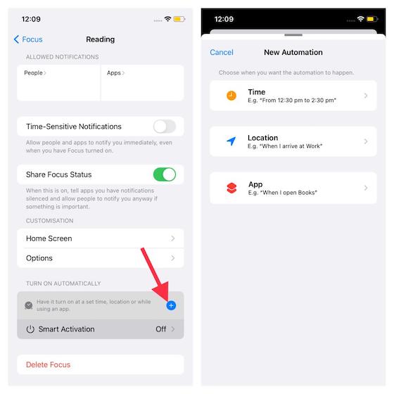กำหนดการเปิดใช้งานอัจฉริยะเอง-โหมดโฟกัสคืออะไรและจะใช้งานอย่างไรใน iOS 15