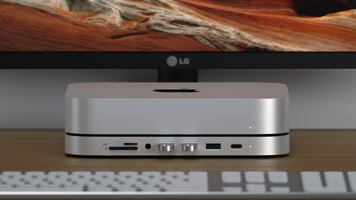 The M1 Mac Mini พร้อม USB-C Hub ใหม่ของ Satechi