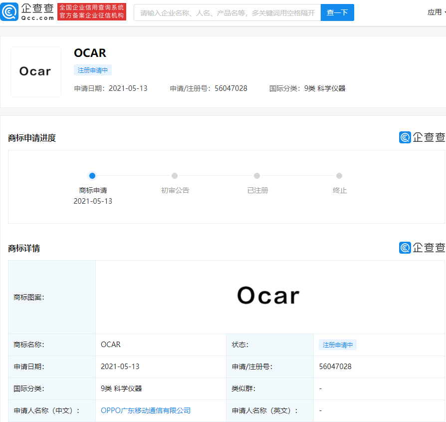 Oppo OCAR