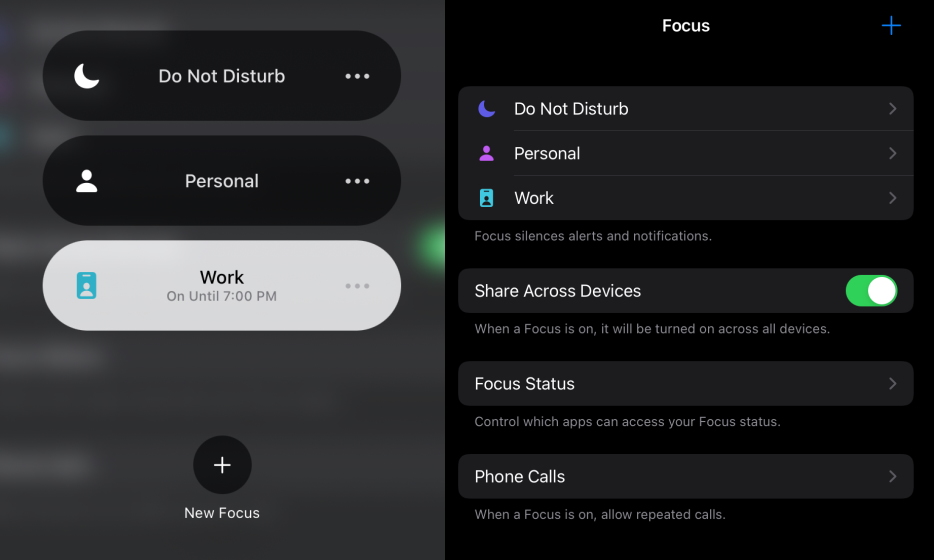 ipados 15 คุณสมบัติ-โหมดโฟกัส