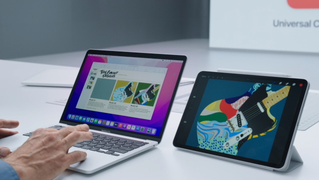 Universal Control-คุณลักษณะ ipados 15