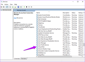 Virtual Disk Service Manager