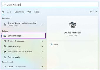 Open device manager