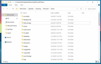 Microsoft cache files