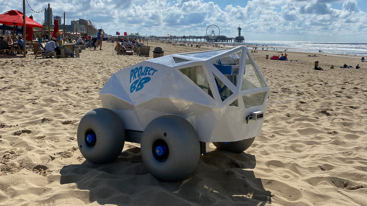 Project BB's litter-collecting Beach Bot