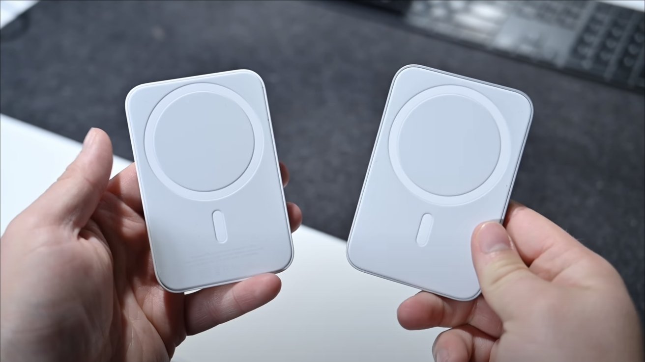 Apple's MagSafe Battery Pack (left) and Belkin's Car Mount Pro (right)