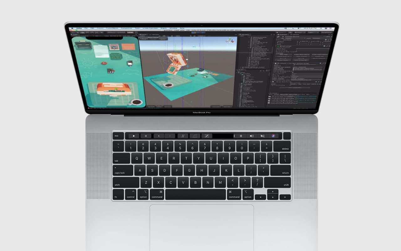 คีย์บอร์ด Apple MacBook Pro 16 นิ้ว 2020
