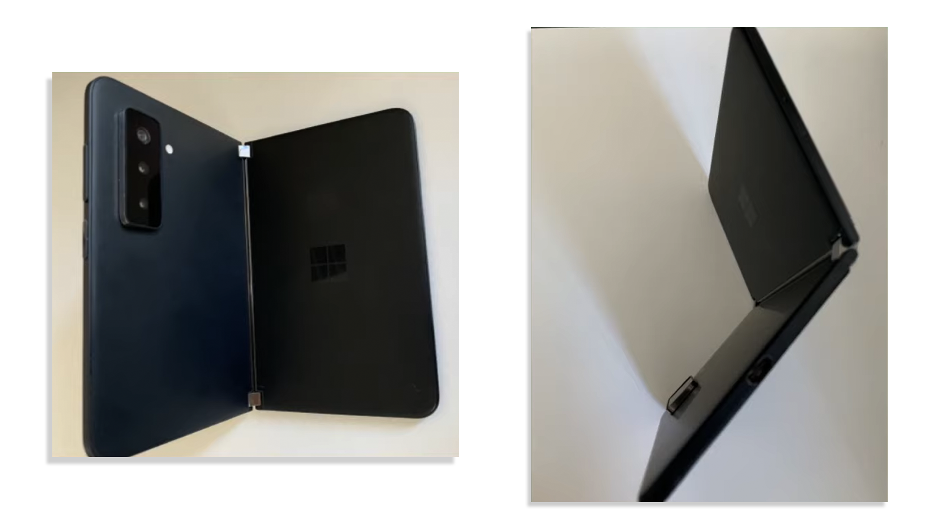 Microsoft Surface Duo รั่วเป็นสีดำ