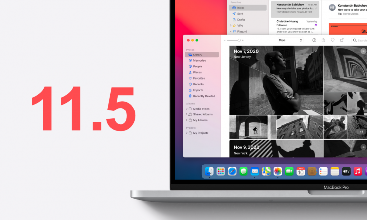 ดาวน์โหลด macOS 11.5 Big Sur อัปเดตวันนี้