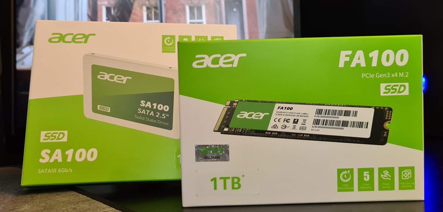 ACER FA100 1TB รีวิว PCIe Gen3 x4 M.2 SSD