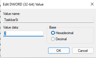 ตั้งค่าของแถบงาน Si