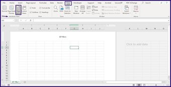 Insert headers and footers in excel step 9