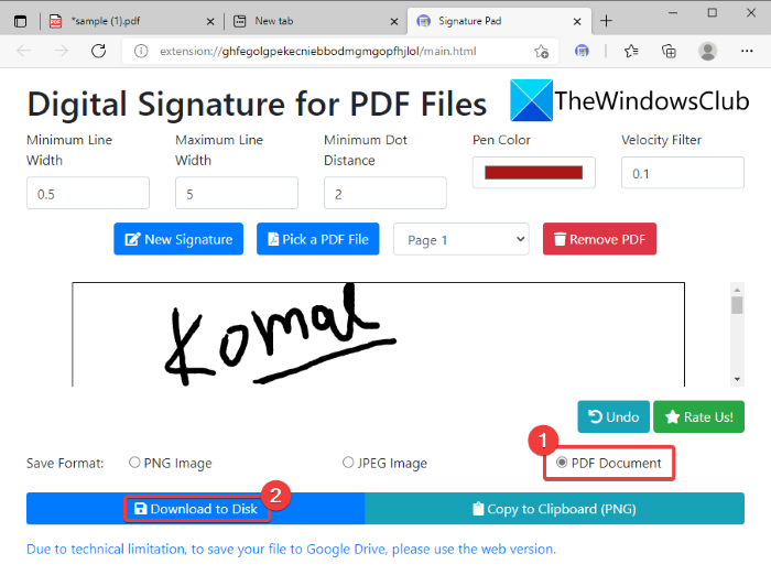 วิธีการเซ็นเอกสาร PDF ใน Microsoft Edge