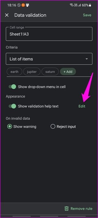 How to Create Edit and Delete Drop Down List in Google Sheets 15