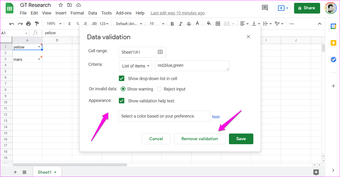How to Create Edit and Delete Drop Down List in Google Sheets 22