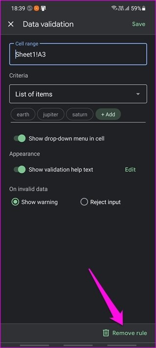 How to Create Edit and Delete Drop Down List in Google Sheets 24