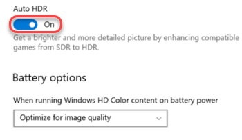 Авто hdr windows 11