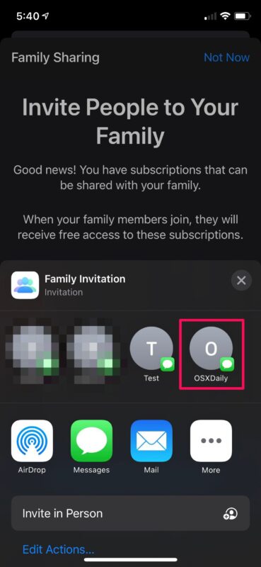 วิธีแชร์ iCloud Storage กับครอบครัว
